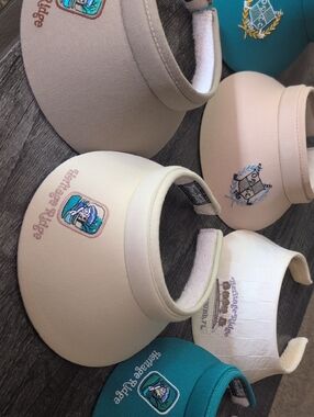 Vintage Womens Golf Hat Lot Bundle All 6 HATS Headwear Visors